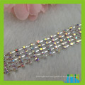 colorful sew on crystal AB color rhinestone cup chains